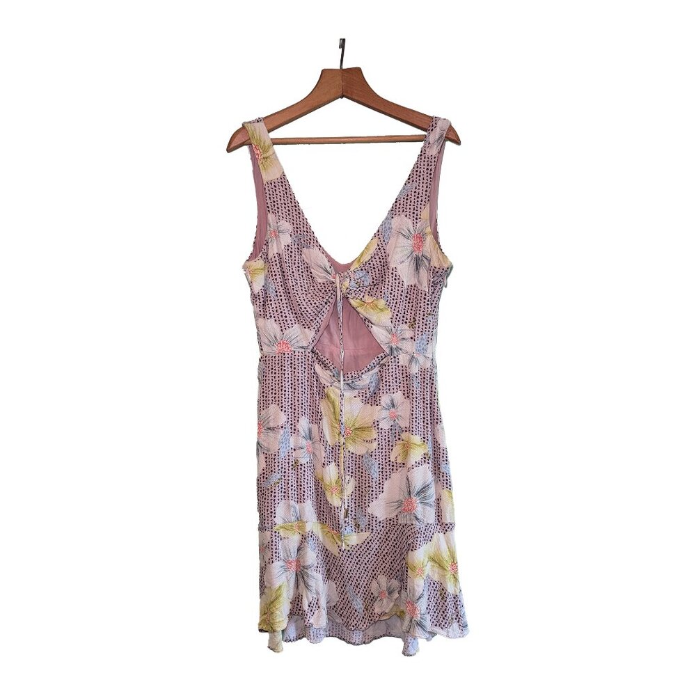 Floral Print Brazilian Mini Dress Sz M
